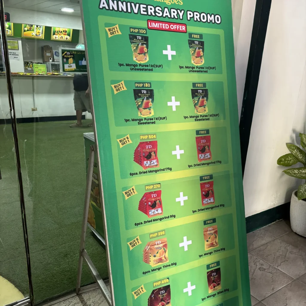 Anniversary promoの看板②