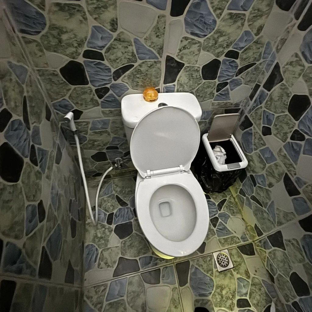 途中休憩のトイレ